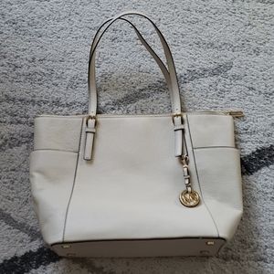 White Michael Kors tote bag